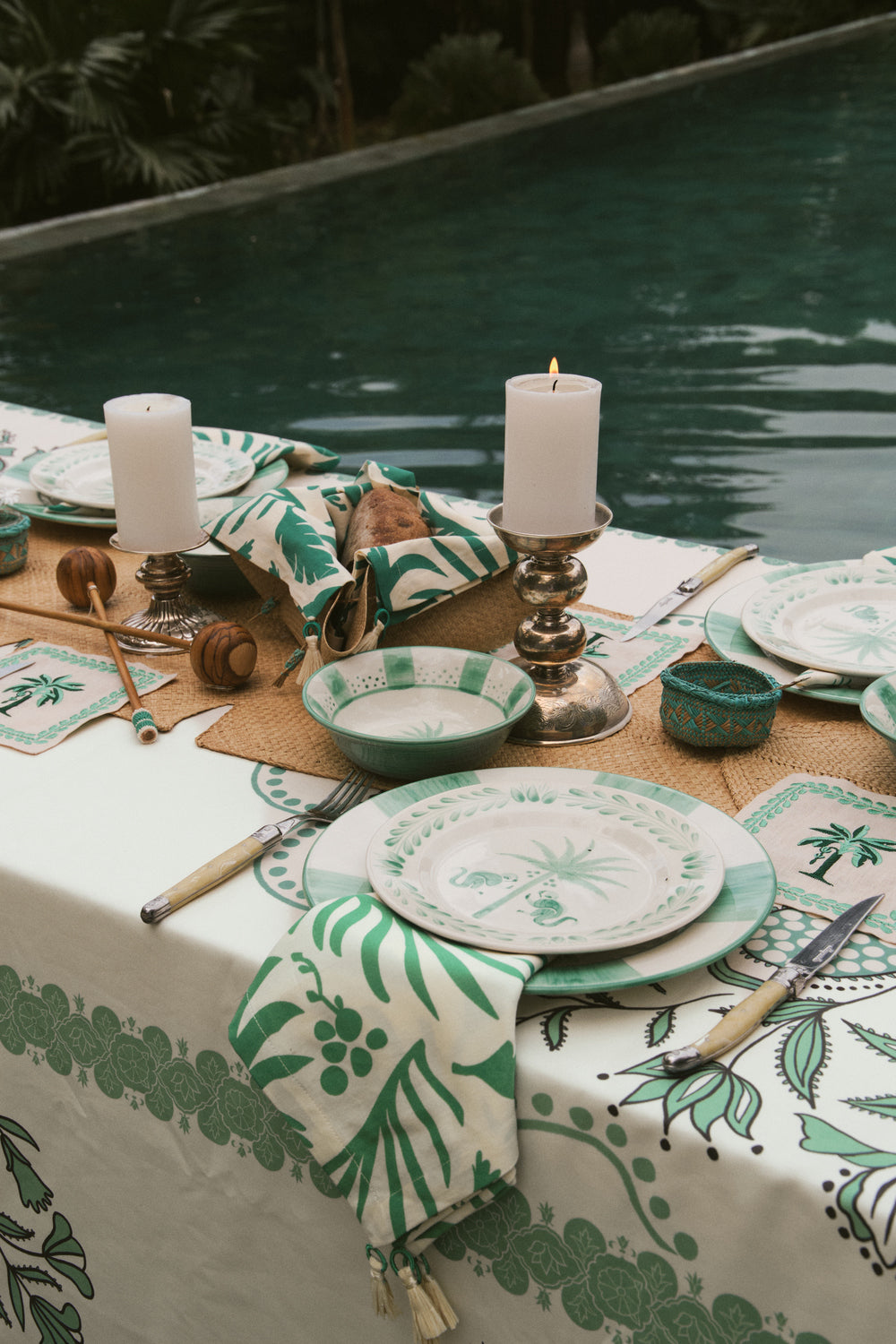 Premium Mythic Ecosystem Table Mats Set of 3 - Waterproof & Heat-Resistant Placemats for Dining Table, Kitchen, Office - Eco-Friendly Home Decor & Protection for Wooden Tables