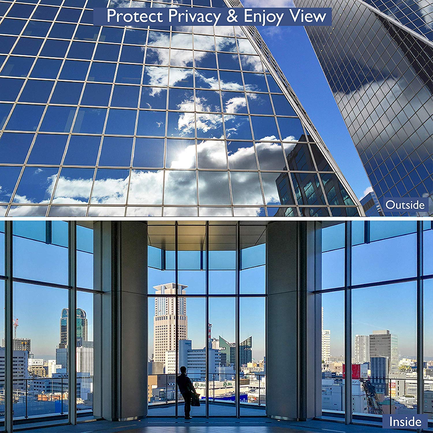 One Way Mirror Window Film - 60