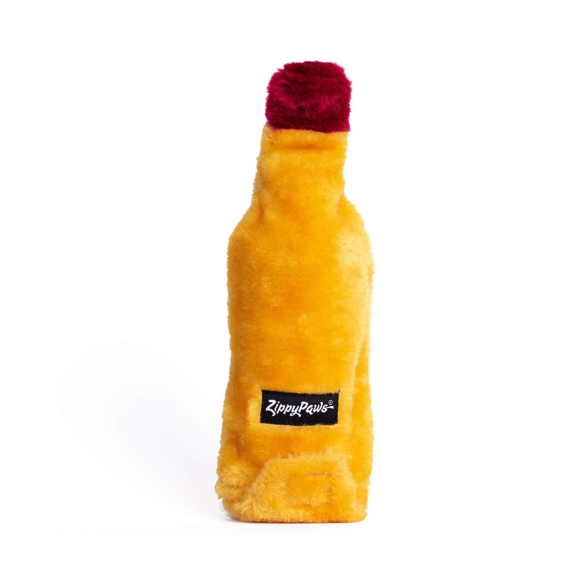 ZippyPaws Happy Hour Crusherz - No Stuffing Crinkle & Squeaky Dog Toy for Small and Large Dogs - Tequila Themed Pet Chew Toy (Pack of 1) - Perfect for Playtime, Training Rewards and Interactive Fun