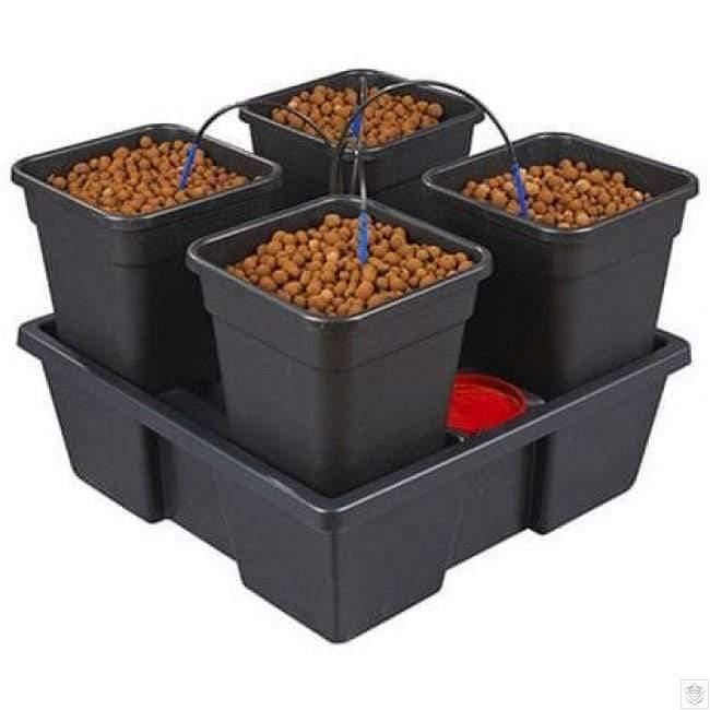 Large 4-Piece 11 Liter Plant Pots Set - 75 x 75cm for Indoor/Outdoor Gardening, Home Decor & Landscaping