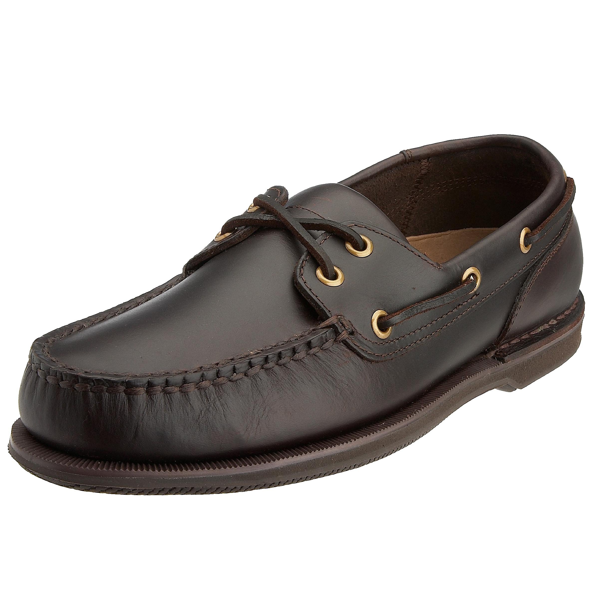 Rockport Men's Perth Boat Shoe - Comfortable Leather Slip-On Loafers for Casual Wear | Perfect for Walking, Driving & Outdoor Activities