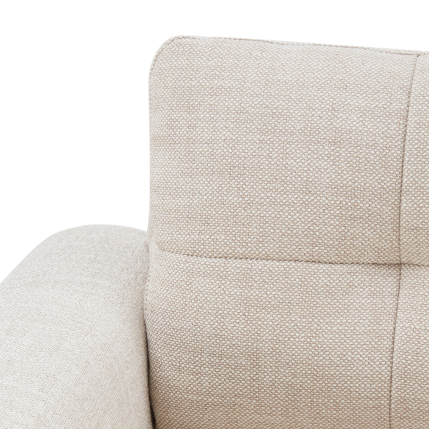 Annex 84 Link Natural Condo Sofa - Modern Sectional Couch for Small Spaces, Living Room & Apartment Furniture - Perfect for Studio, Loft, and Urban Homes