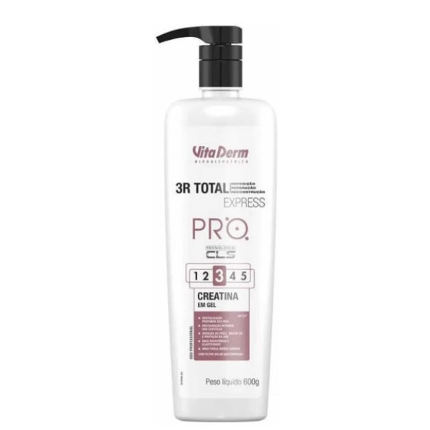 3R Express Creatine Gel 600g - Muscle Recovery & Reconstruction Treatment with Vita Derm | Post-Workout Supplement for Athletes & Fitness Enthusiasts
