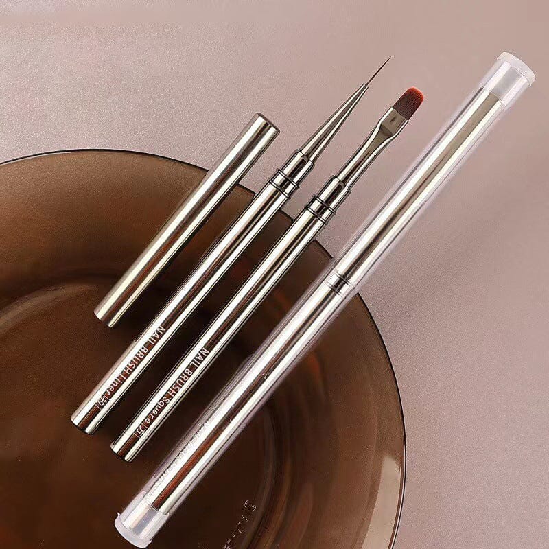 #5 Round Head UV Gel Nail Brush - Professional Nail Art Tool for Acrylic, Gel Polish & Nail Extensions - Perfect for Salon & Home Manicures