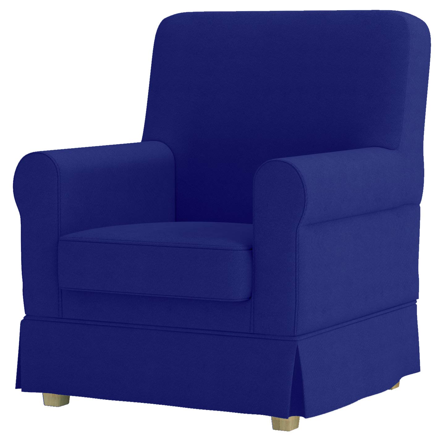 Durable Ektorp Jennylund Slipcover Replacement - Custom Made for IKEA Jennylund Armchair & Sofa - Polyester Linen Blue Fabric - Perfect for Living Room, Bedroom, or Office Decor