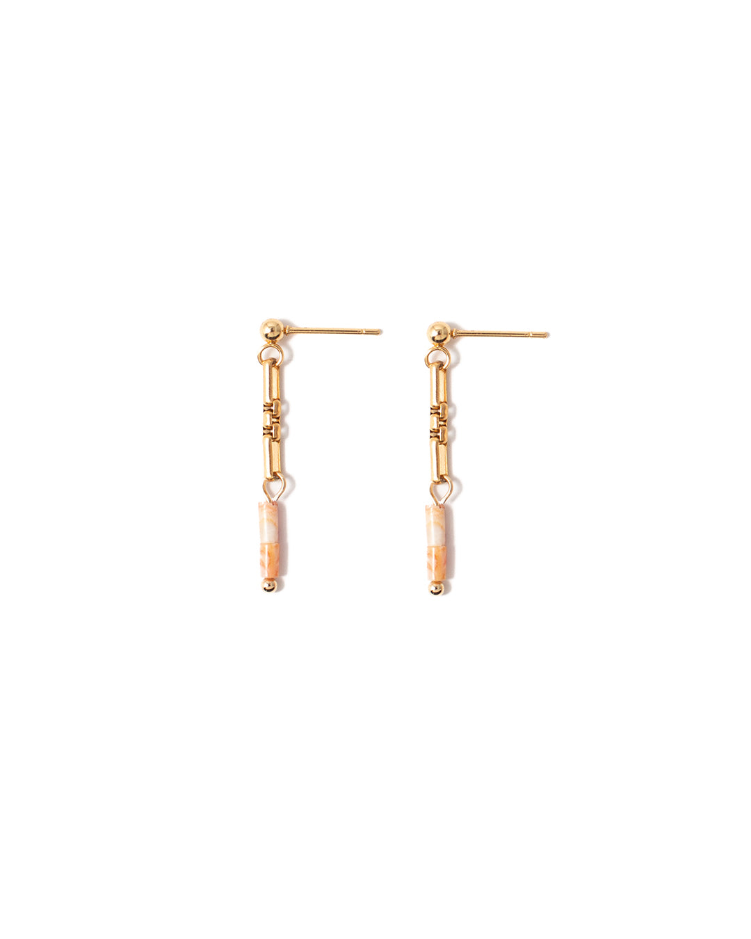 Drop Gold Earrings for Women - 14K Gold Plated Dangle Earrings, Elegant & Lightweight - Perfect for Parties, Weddings & Everyday Wear