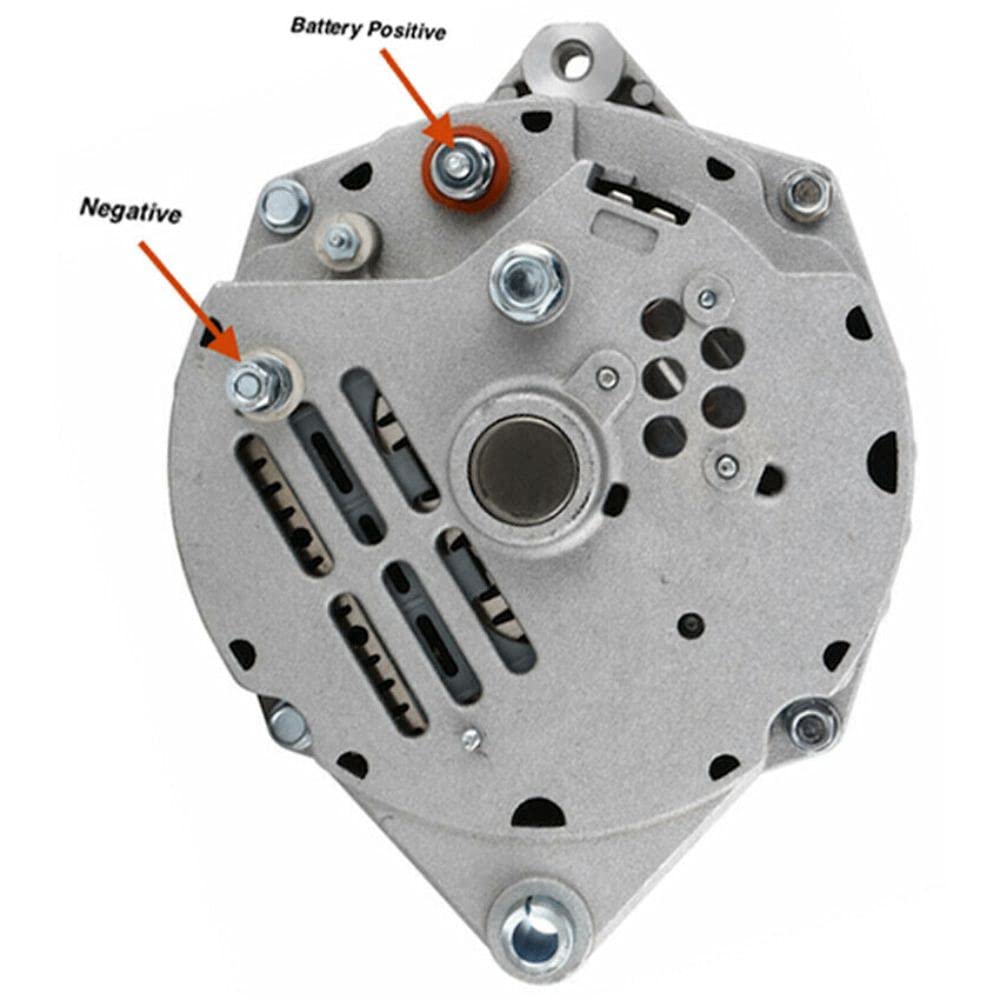 NEW 12V 100A Isolated Ground CUCV Alternator - Compatible with 10459234, 1105500, 321-744 - Perfect for Military Vehicle & Off-Road Truck Upgrades