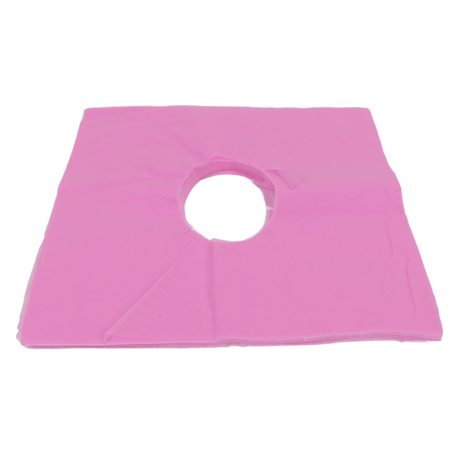 Soft Hygienic Odorless Massage Face Rest Cover for SPA, Beauty Salon & Bath - Pink | Comfortable Facial Support for Spa Treatments, Massage Therapy & Relaxation