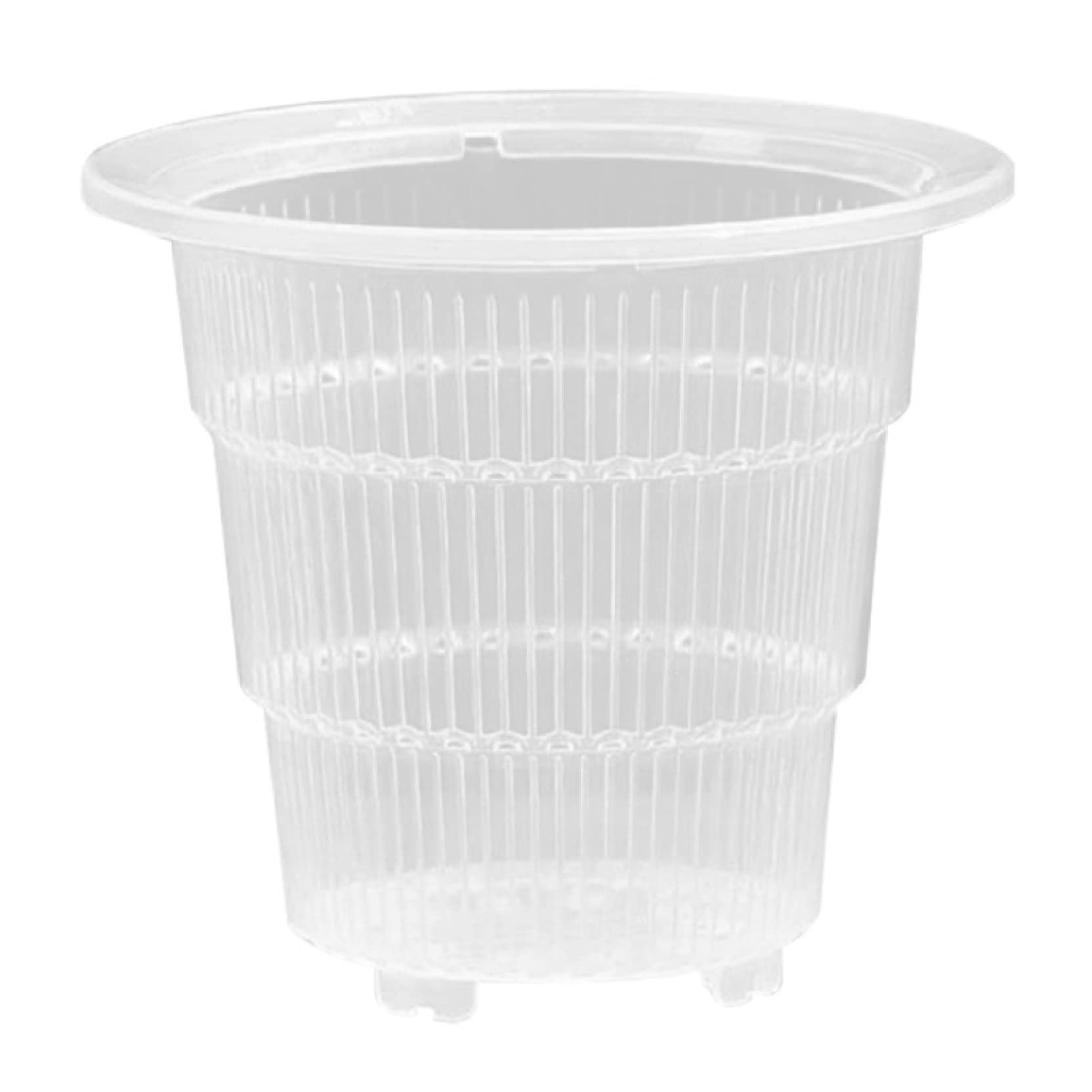 Breathable Clear Orchid Pots with Holes for Gardening & Home Decor