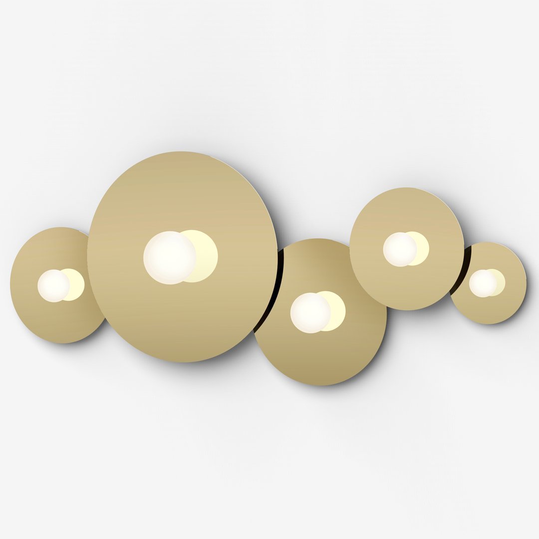 Modern Bola Flush Wall Ceiling Light Fixture - Sleek LED Lighting for Bedroom, Living Room, Kitchen & Hallway - Energy Efficient Indoor Mount Light