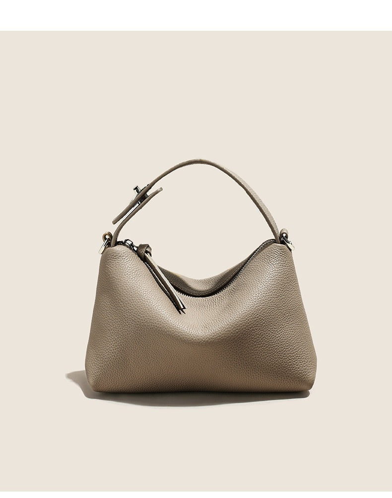 Genuine Leather Shoulder Bag for Women - Stylish Tote & Crossbody Purse - Perfect for Work, Travel & Everyday Use