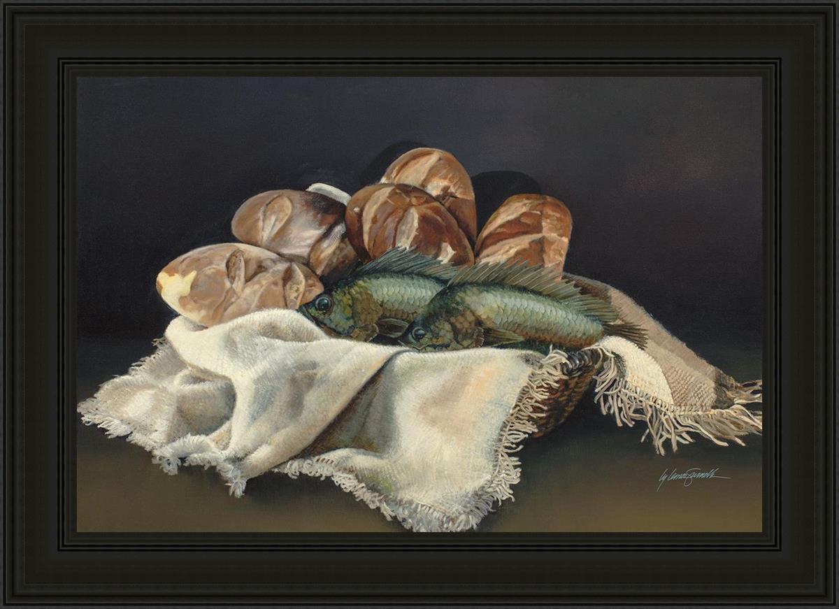 Five Loaves Two Fishes - Biblical Christian T-Shirt for Men & Women - Perfect for Church, Bible Study & Faith-Based Events