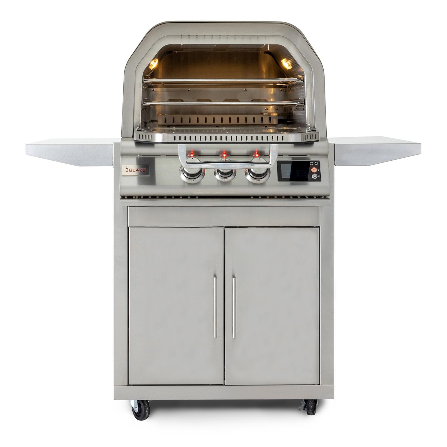 Blaze Grills BLZ26PZOVNNG 26-Inch Natural Gas Outdoor Pizza Oven with Rotisserie - Perfect for Backyard Cooking, Patio Parties & Outdoor Entertaining