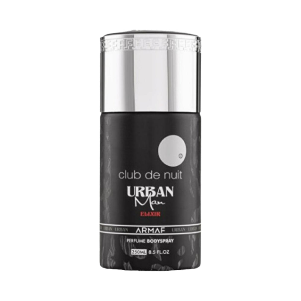 Club De Nuit Urban Elixir Body Spray for Men & Women - 250ml Long Lasting Fragrance - Fresh & Invigorating Scent for Daily Wear, Gym, Office & Night Out