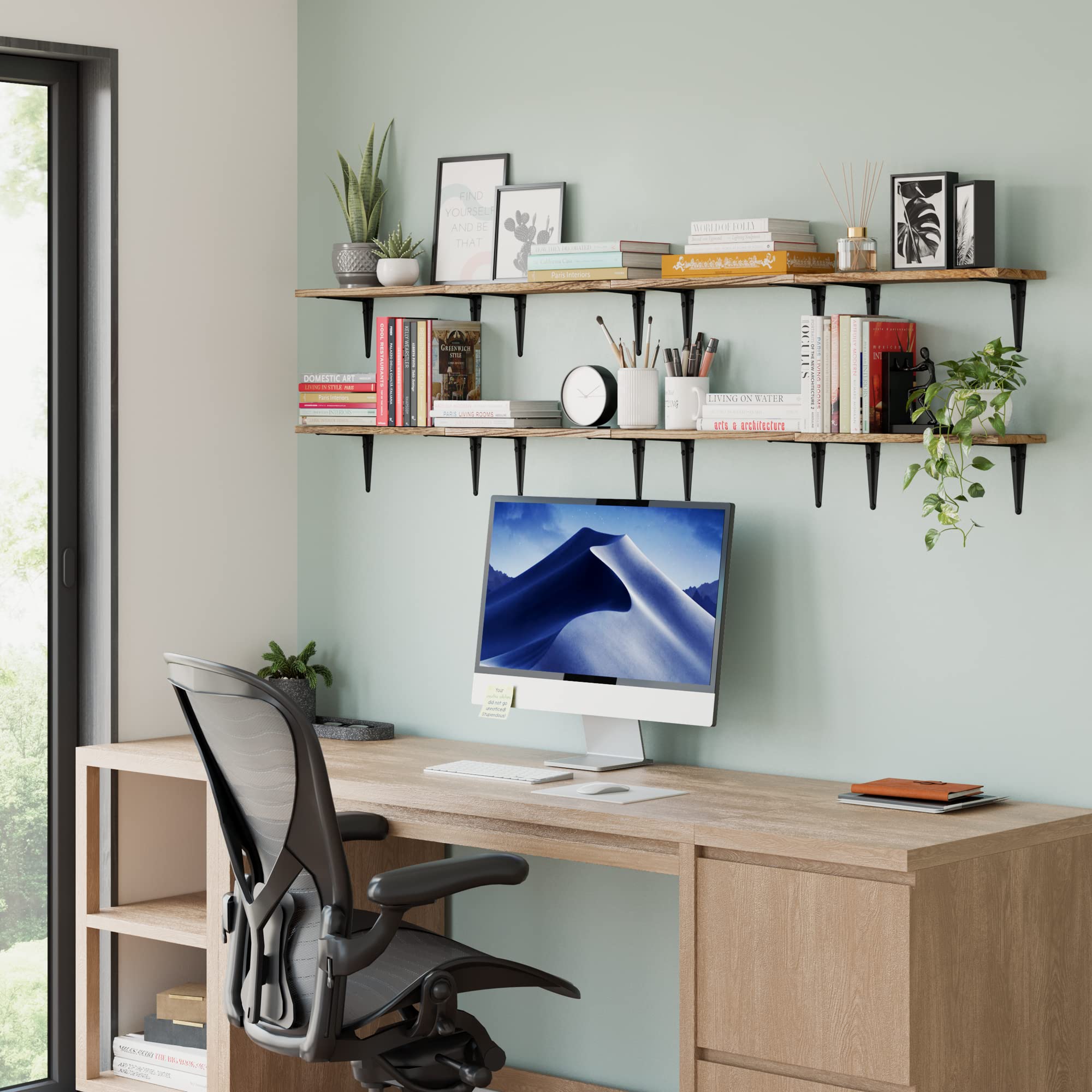 Wallniture Arras Floating Shelves Set of 8 - 17