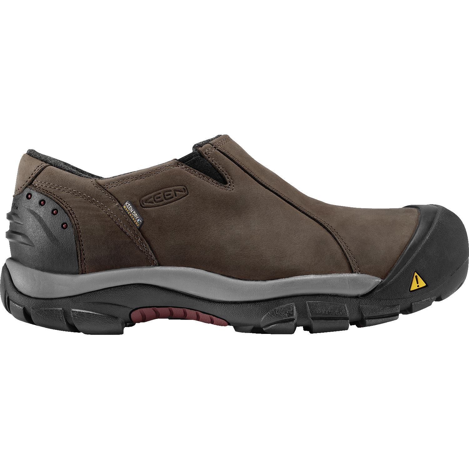 KEEN BRIXEN LOW WP Men's Waterproof Hiking Shoes Slate Black - Lightweight & Durable for Outdoor Adventures, Trail Walking & Travel