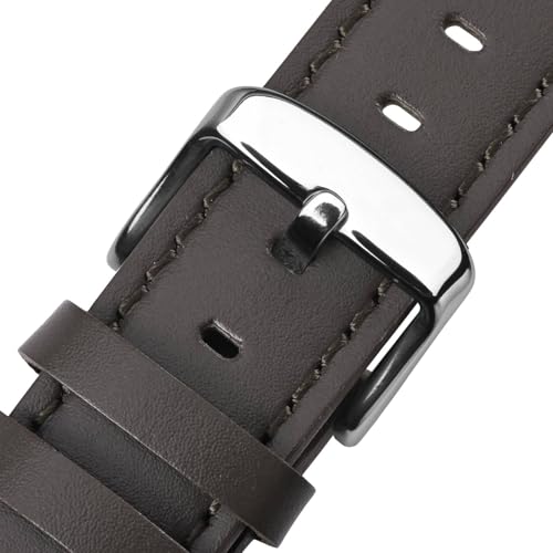 Dark Brown/Dark Brown Stitching/Silver Buckle