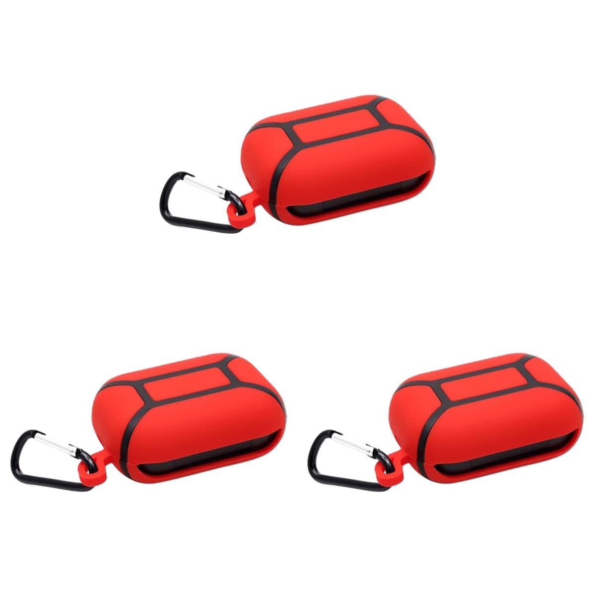Gatuida 3pcs Silicone Wireless Earbuds Case for Echo Buds Pro - Protective Cover with Built-in Earphone Storage | Perfect for Travel, Workout & Daily Use