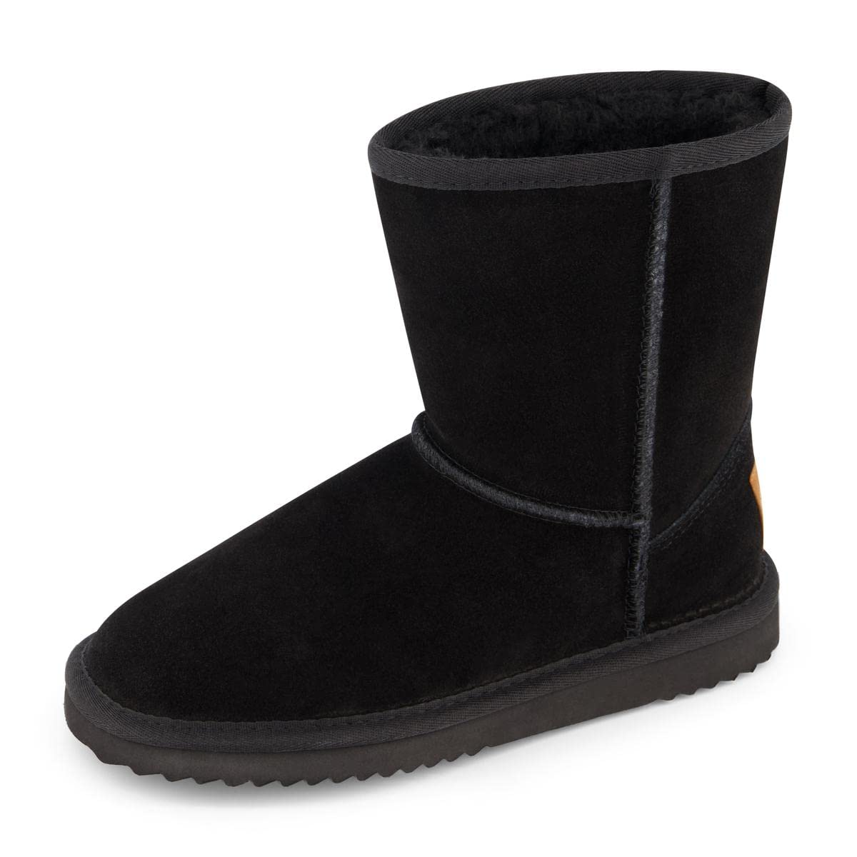 EMU Ridge Sophie Lo Suede Shearling Lined Mid-Calf Winter Boots for Women - Warm & Comfortable Ankle Boots for Cold Weather, Snow, and Outdoor Activities