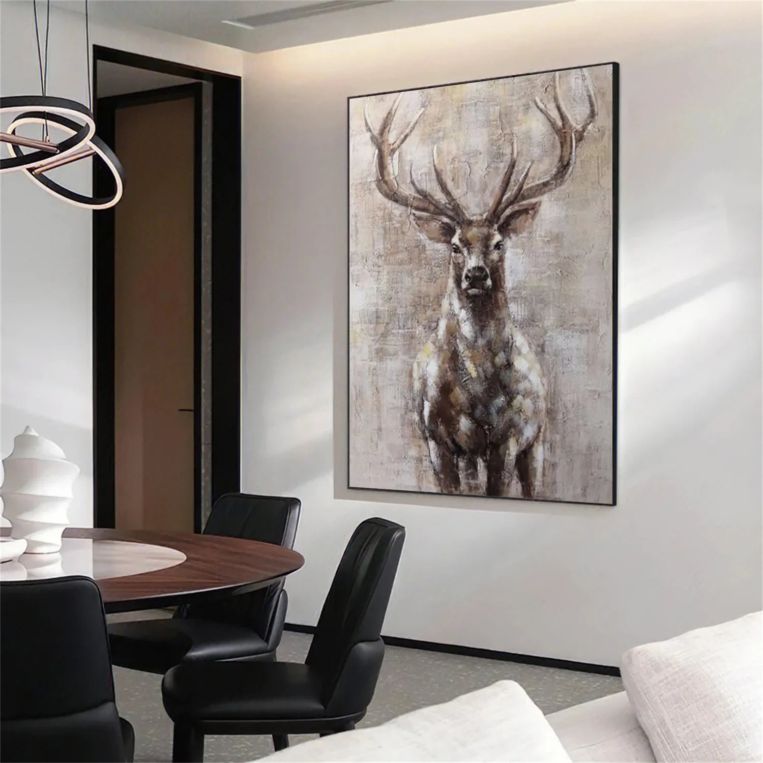 Animal Art Painting #AP069 - Handmade Canvas Wall Decor for Living Room, Bedroom & Office - Perfect Gift for Pet Lovers & Home Decor