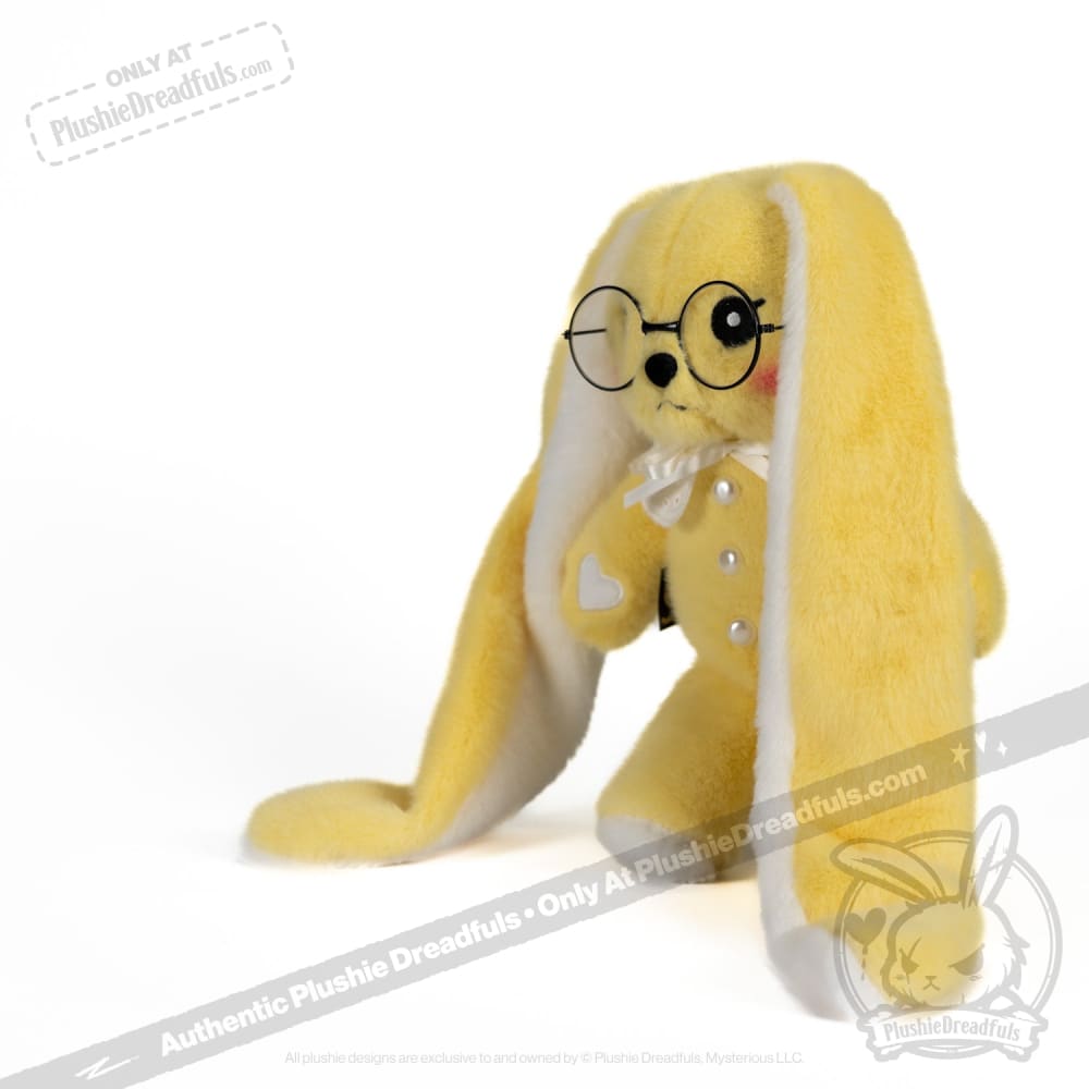 Plushie Dreadfuls Shy Rabbit Stuffed Animal - Soft Plush Toy for Kids, Anxiety Relief & Cuddling | Perfect for Bedtime, Gifts & Emotional Support