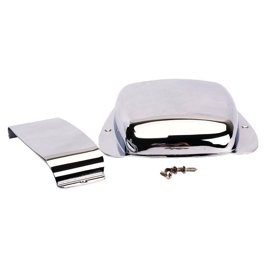 Chrome Pickup Cover for Bass & Electric Guitar - Enhances Tone & Protects Pickups - Perfect for Live Performances & Studio Recording