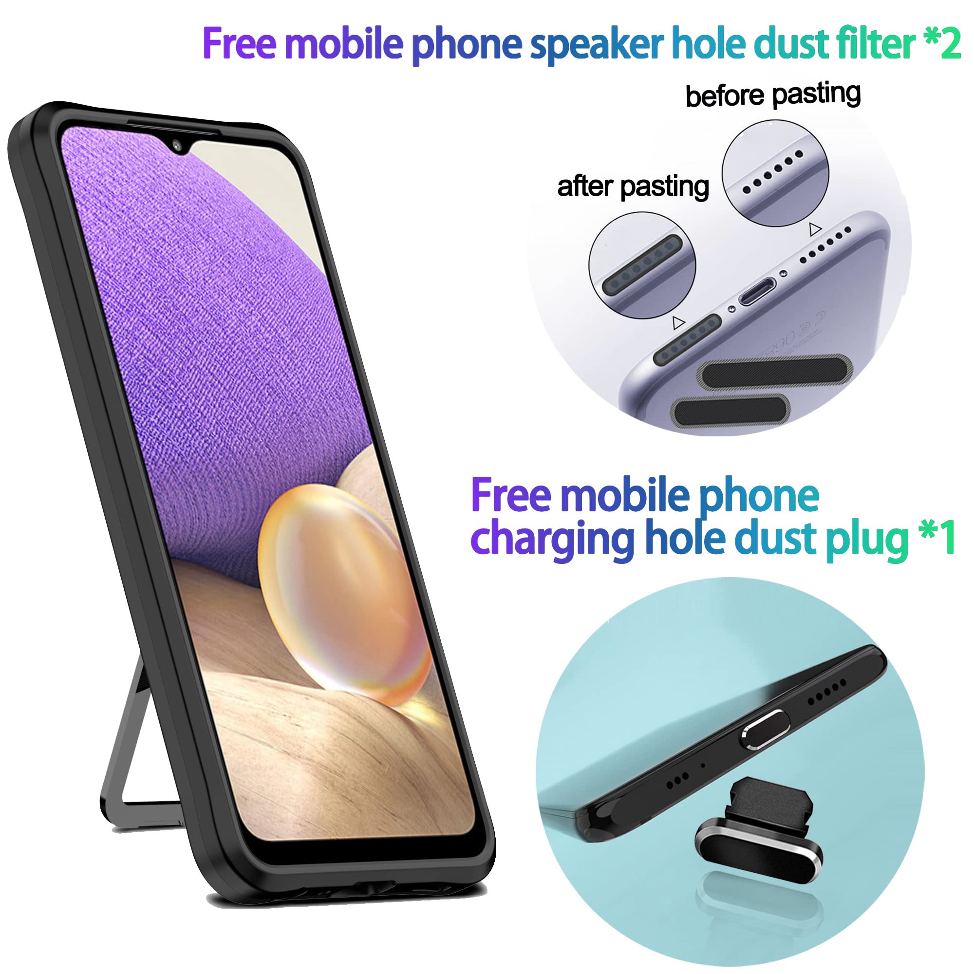 Military Shockproof iPhone 13 Mini Case - Magnetic Kickstand for Car & Outdoor Use