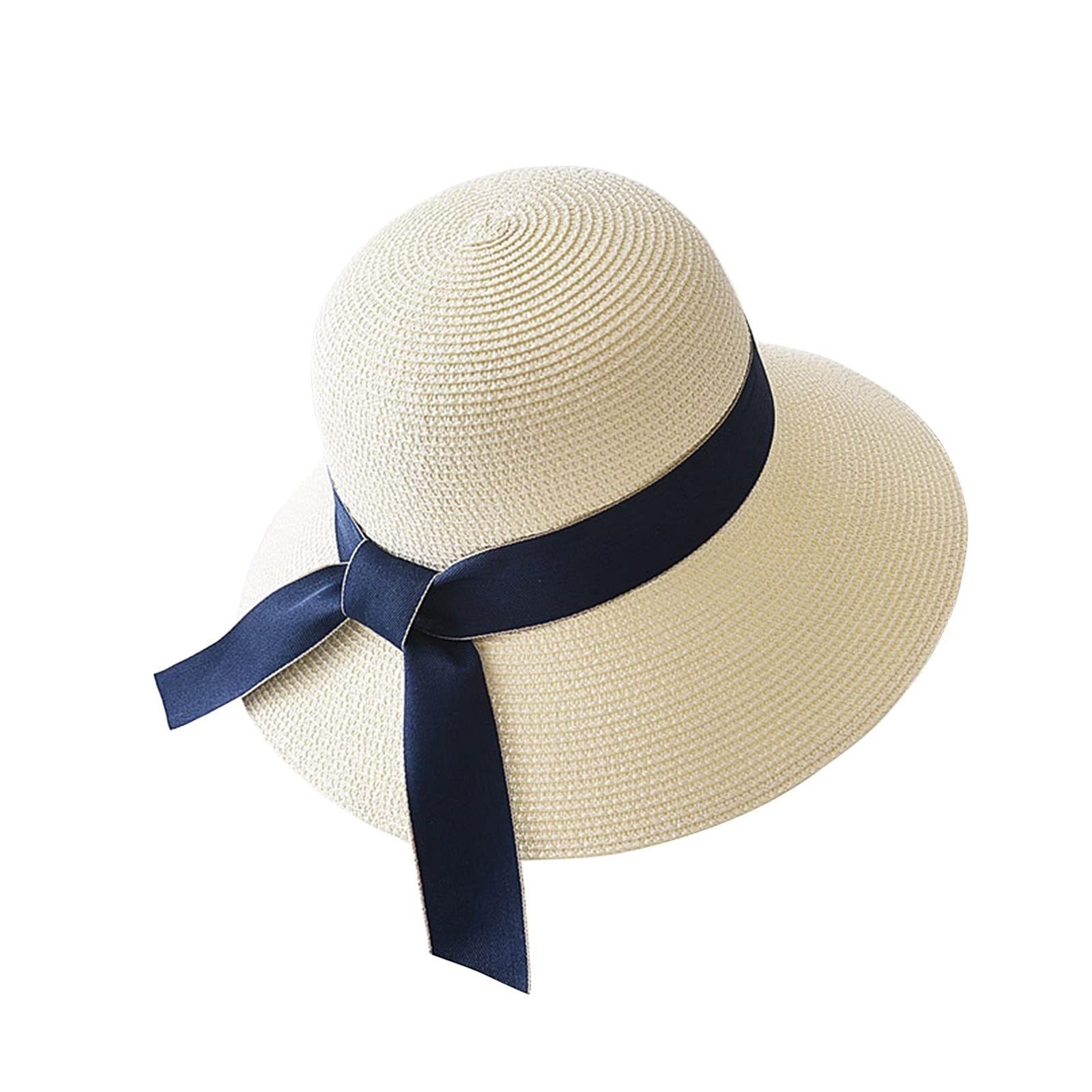 Women's Floppy Sun Hat for Beach - UPF 50+ UV Protection Straw Hat, Foldable & Packable Summer Bucket Hat - Perfect for Vacation, Poolside, and Outdoor Activities