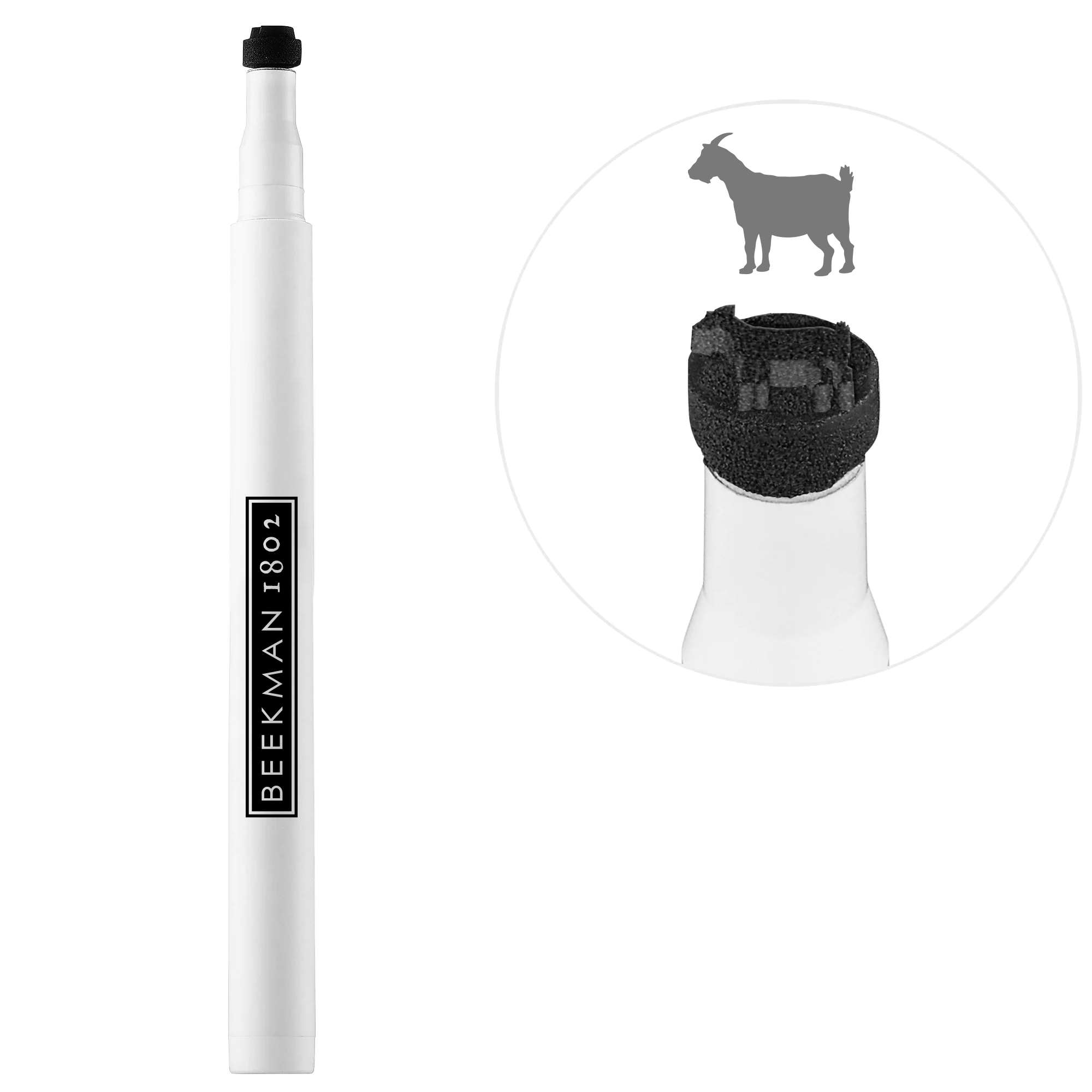Goatie Tattoo Stick - Temporary Fake Goatee Beard for Men - Perfect for Halloween Costumes, Cosplay, and Themed Parties