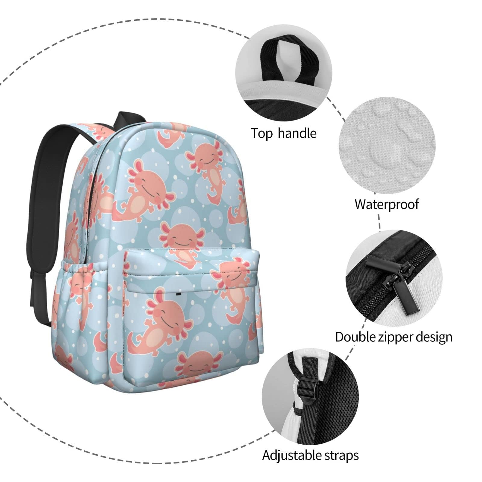 Purple Galaxy Backpack - Large 17 Inch Laptop Backpack for Men & Women, Lightweight Water-Resistant Daypack for School, College, Travel & Work - Stylish Casual Backpack for Teens & Adults