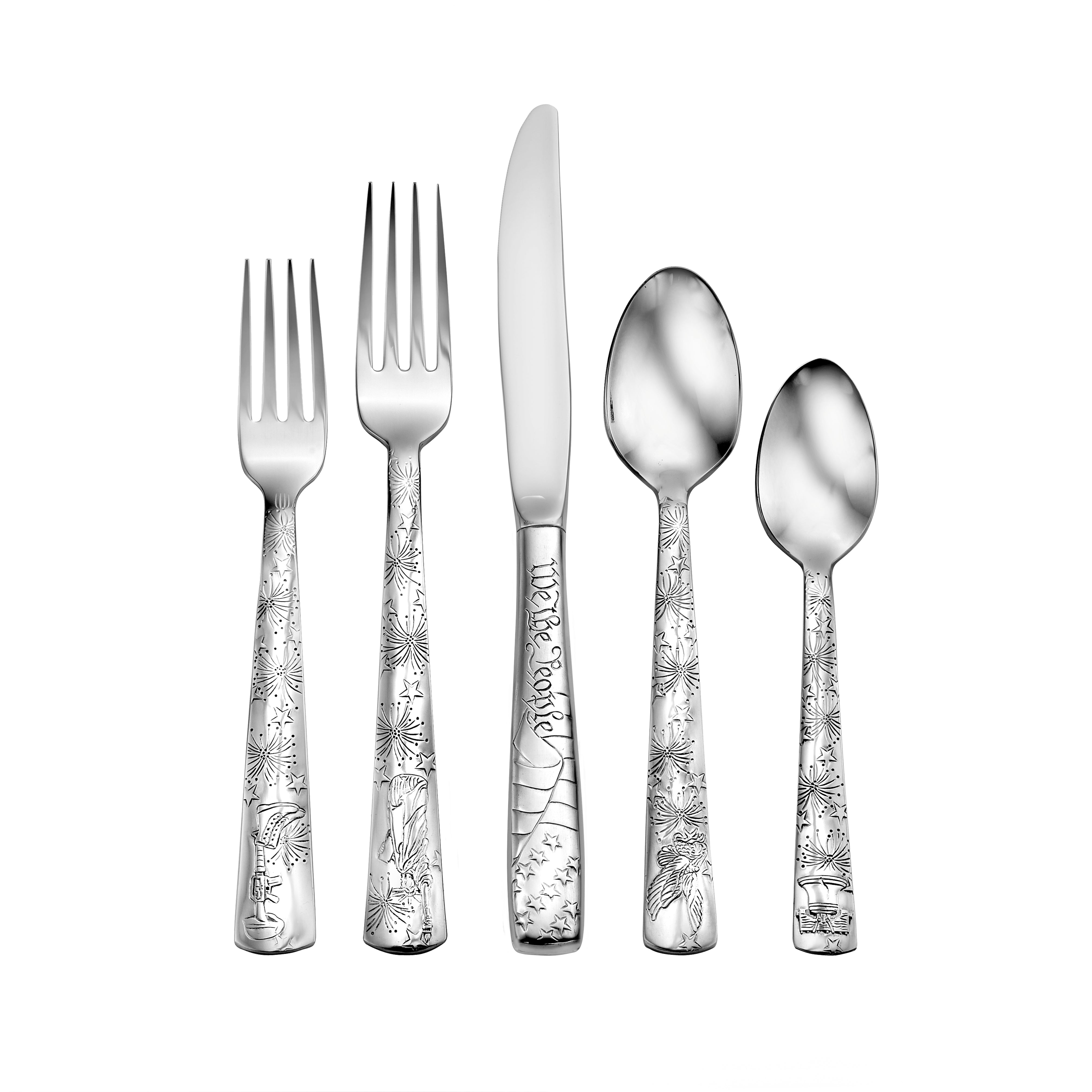 Liberty 45-Piece Dinnerware Set - Elegant Porcelain Plates, Bowls & Mugs for Family Dining, Entertaining & Special Occasions