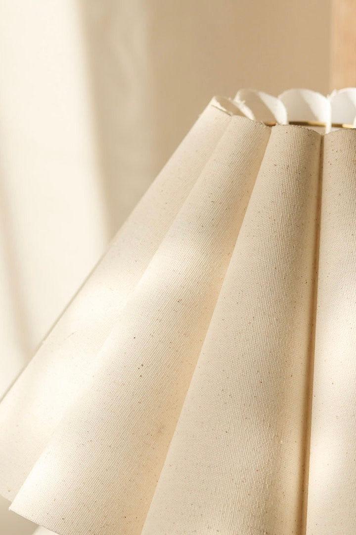 Elegant Cora Gold Natural Table Lamp - Modern Home & Office Decor for Bedroom, Living Room, and Study