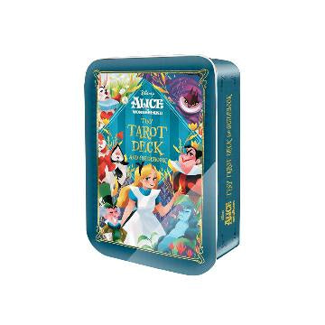 Alice in Wonderland Tiny Tarot Deck with Guidebook - Mini Tarot Cards for Divination, Gift & Travel Use