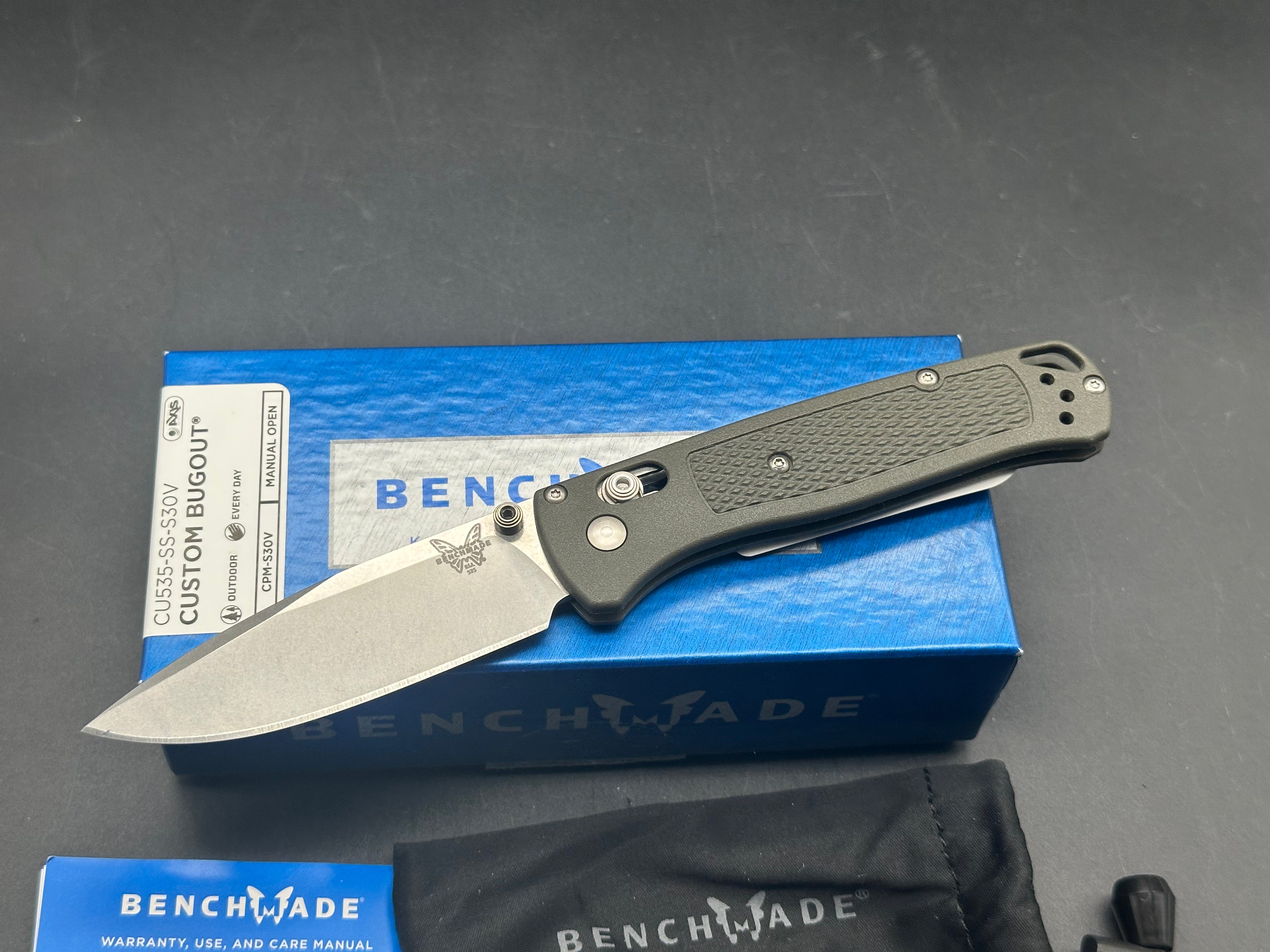 Benchmade Custom Bugout Knife - Lightweight EDC Folding Pocket Knife for Outdoor, Camping & Everyday Carry (EDC)