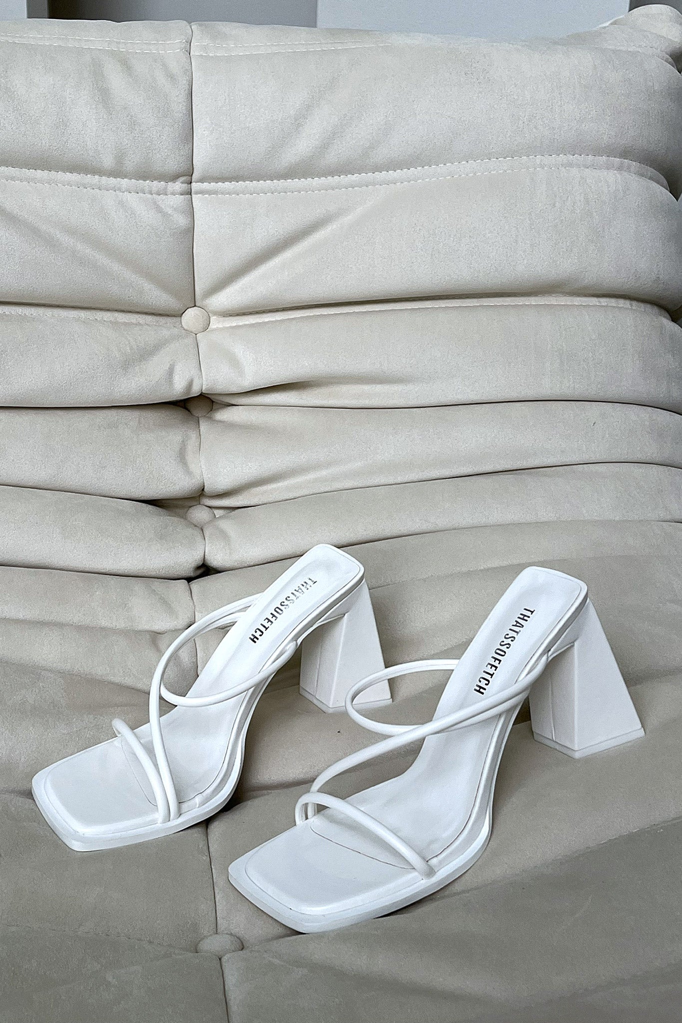 Alix Women's White High Heels - Elegant Dress Shoes for Parties, Weddings & Evening Events