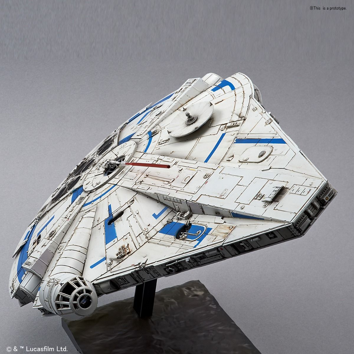 Bandai Star Wars Millennium Falcon Model Kit - Lando Calrissian Version | Solo: A Star Wars Story | DIY Building Kit for Collectors & Fans | Perfect for Display & Gifts
