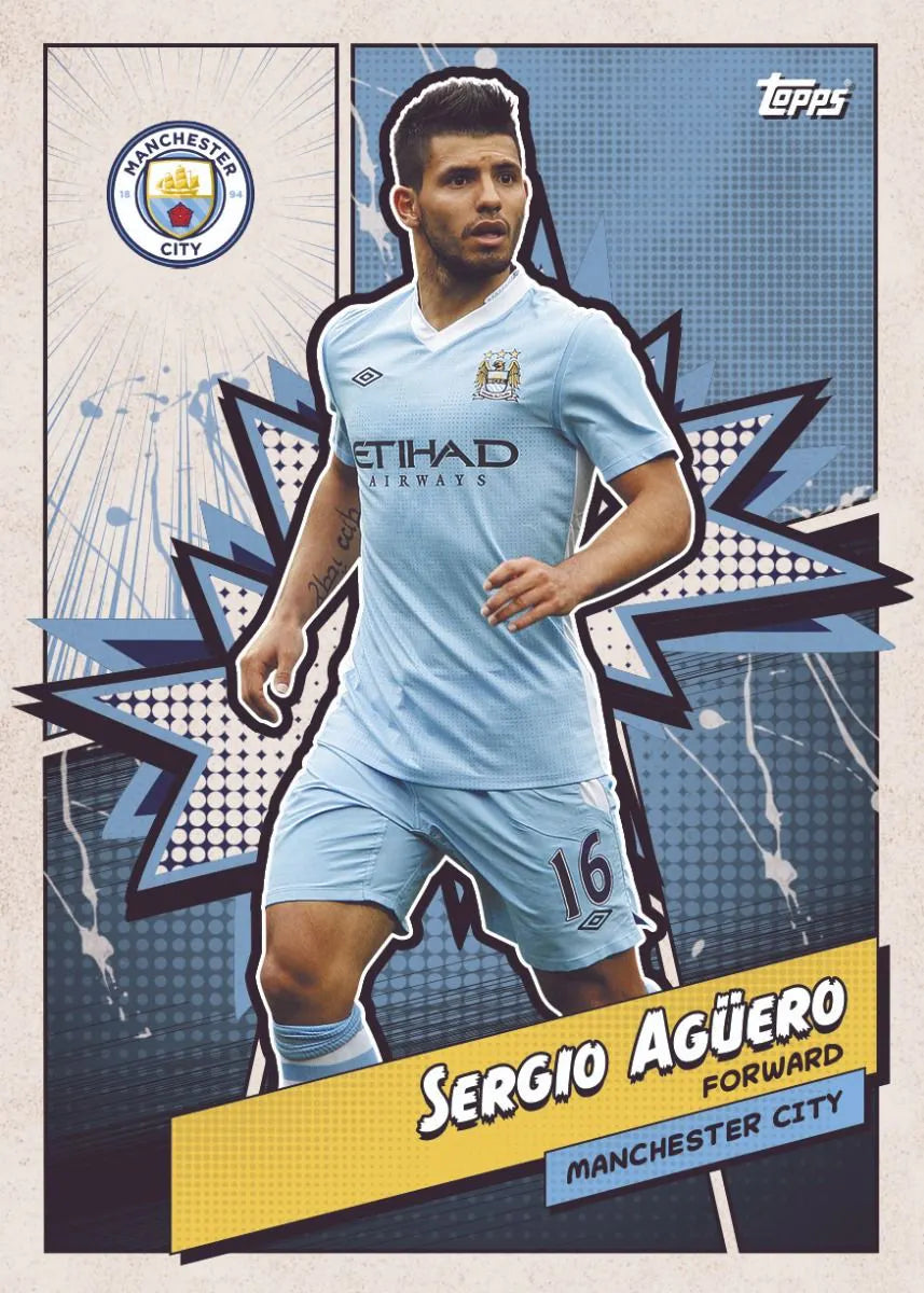 Official Topps Manchester City 23/24 Fan Set - Collectible Soccer Trading Cards for Premier League Fans - Perfect for Gifts, Display & Memorabilia Collections