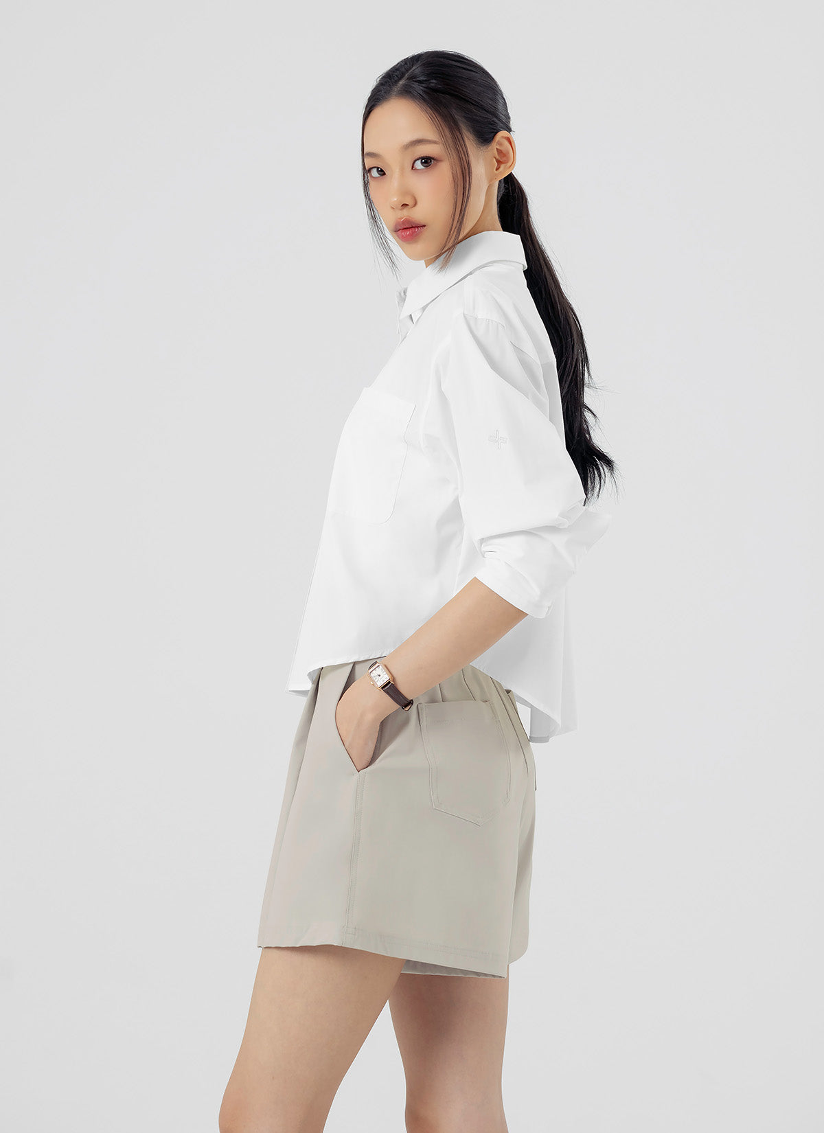 Comfortable One Tuck Office Shorts for Men - Perfect for Business Casual, Summer Workwear & Lounge Wear