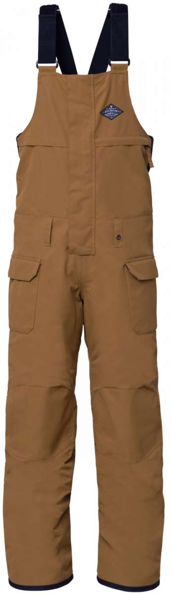 686 Boys Frontier Insulated Bib Snow Pants - Waterproof Winter Snowboard Bibs for Kids, Cold Weather Ski Overalls 2024 - Perfect for Snowboarding, Skiing & Outdoor Winter Activities