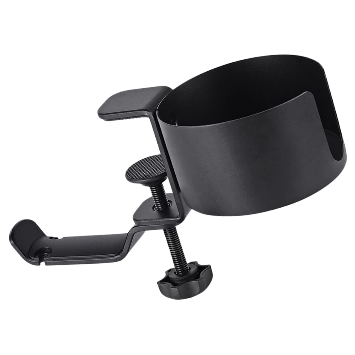 Luxshiny 4-Pack Rotating Cup Holder Headphone Stand - Desk Organizer for Earphones & Headphones - Perfect for Office, Gaming, and Home Workspace Organization