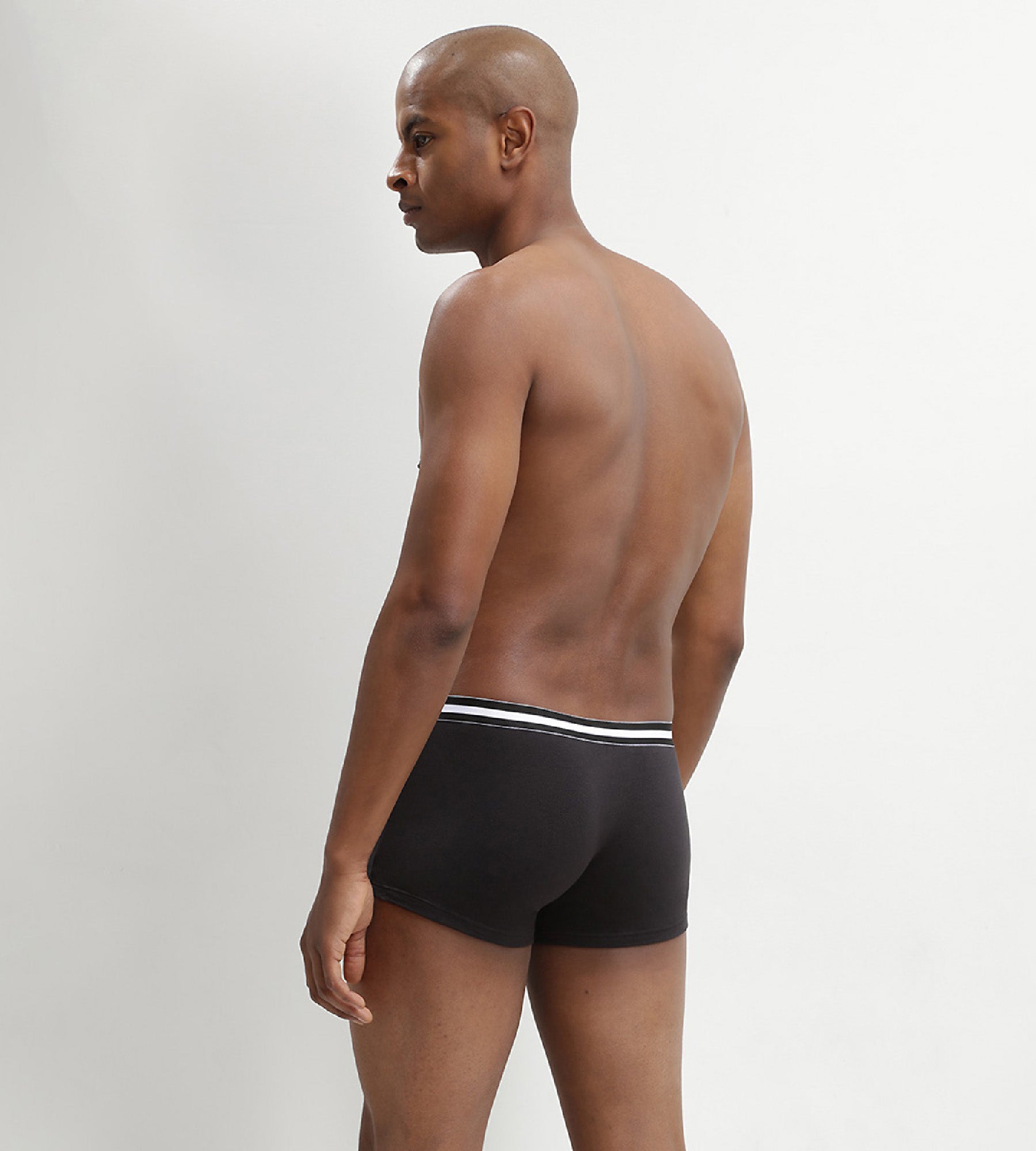 EcoDIM Men's Stretch Cotton Boxer Briefs 2-Pack - Soft & Breathable Underwear for Everyday Comfort & Support