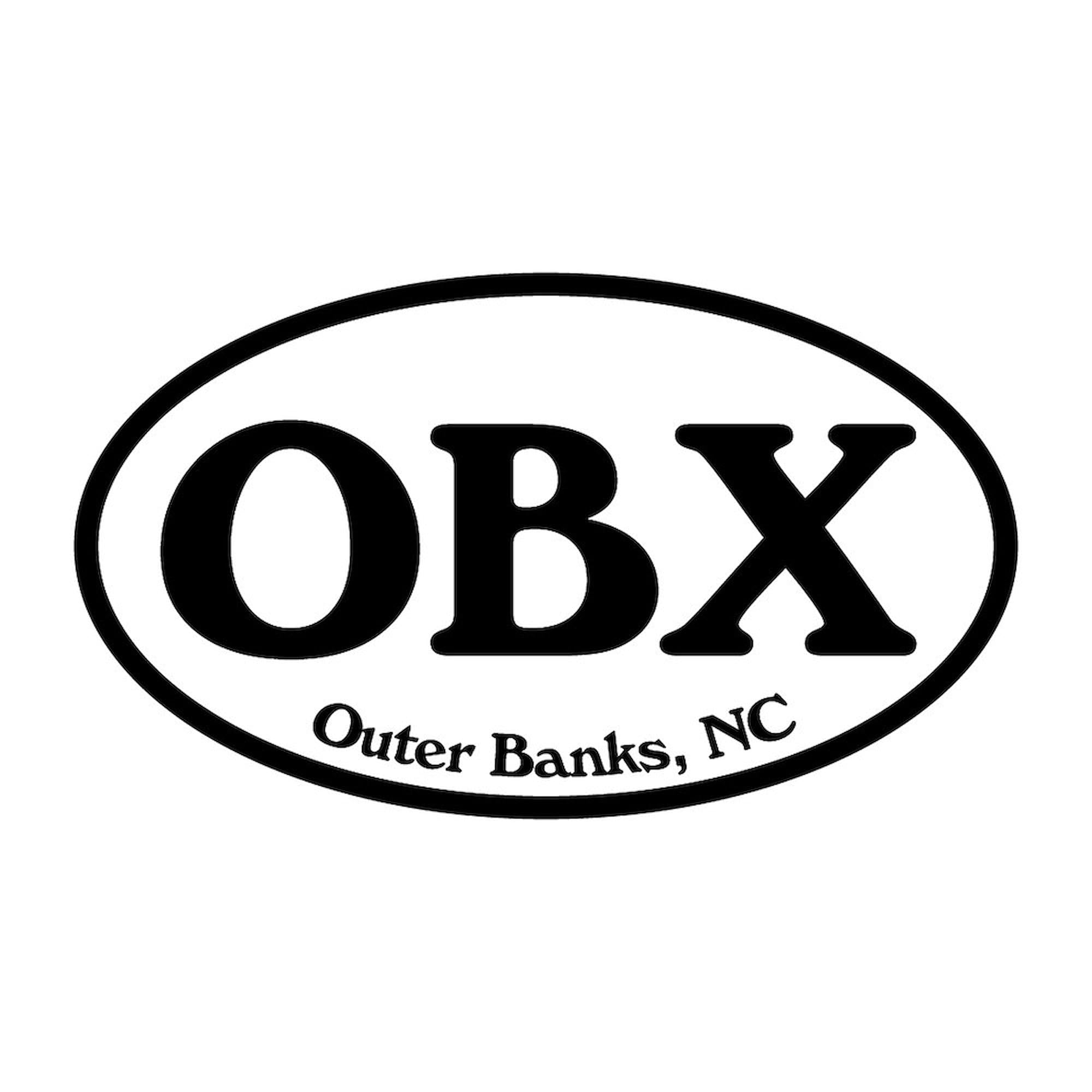 Outer Banks OBX Euro Oval Sticker - Durable Car Bumper Decal for Cars, Trucks & Laptops - Perfect for Beach Lovers & Travel Enthusiasts