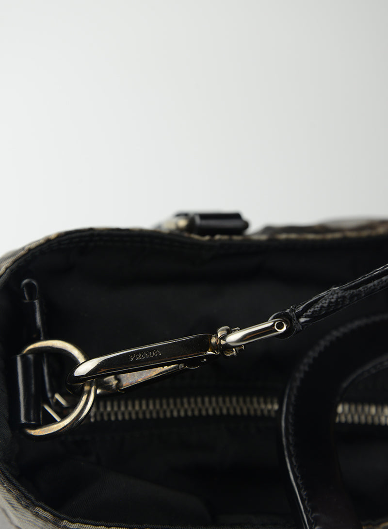Prada Limited Edition Fabric Handbag for Women | Luxury Designer Tote Bag | Perfect for Work, Travel & Everyday Use
