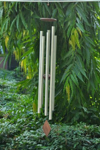 Sacred Solfeggio Wind Chime for Sound Healing - Large Outdoor Meditation Chime with 528Hz Frequency for Relaxation, Yoga & Spiritual Healing