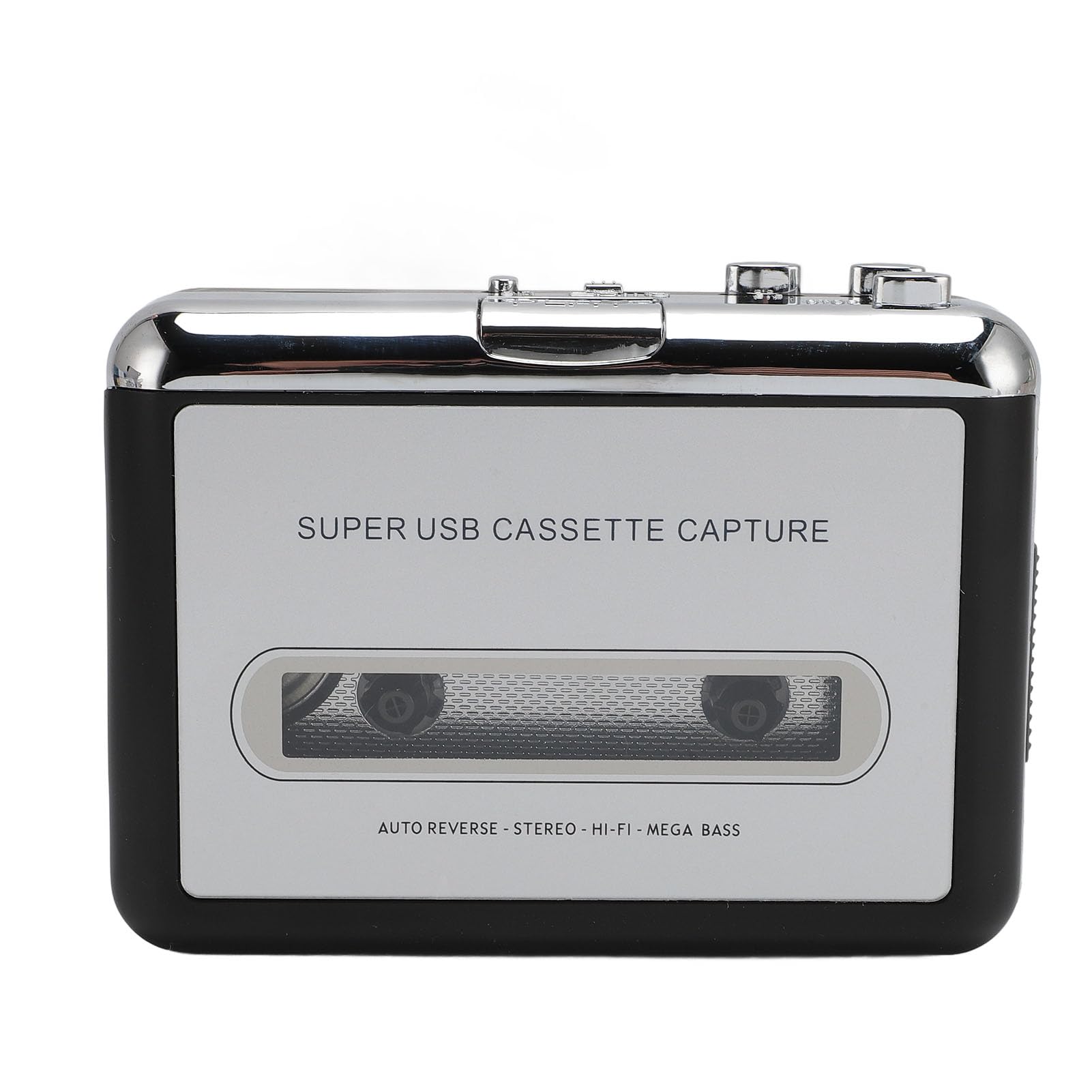 USB Cassette to MP3 Converter - Portable Walkman Tape Player with Headphones | Convert Old Cassettes to Digital MP3 Files | Perfect for Music Lovers, Archiving Vintage Audio & Digitizing Family Memories