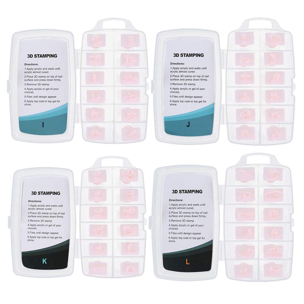 3D Nail Art Stamper Kit - Tickas Professional Nail Stamping Tools for DIY Manicure & Nail Design | Perfect for Home Salon, Party Nails, and Gift Ideas