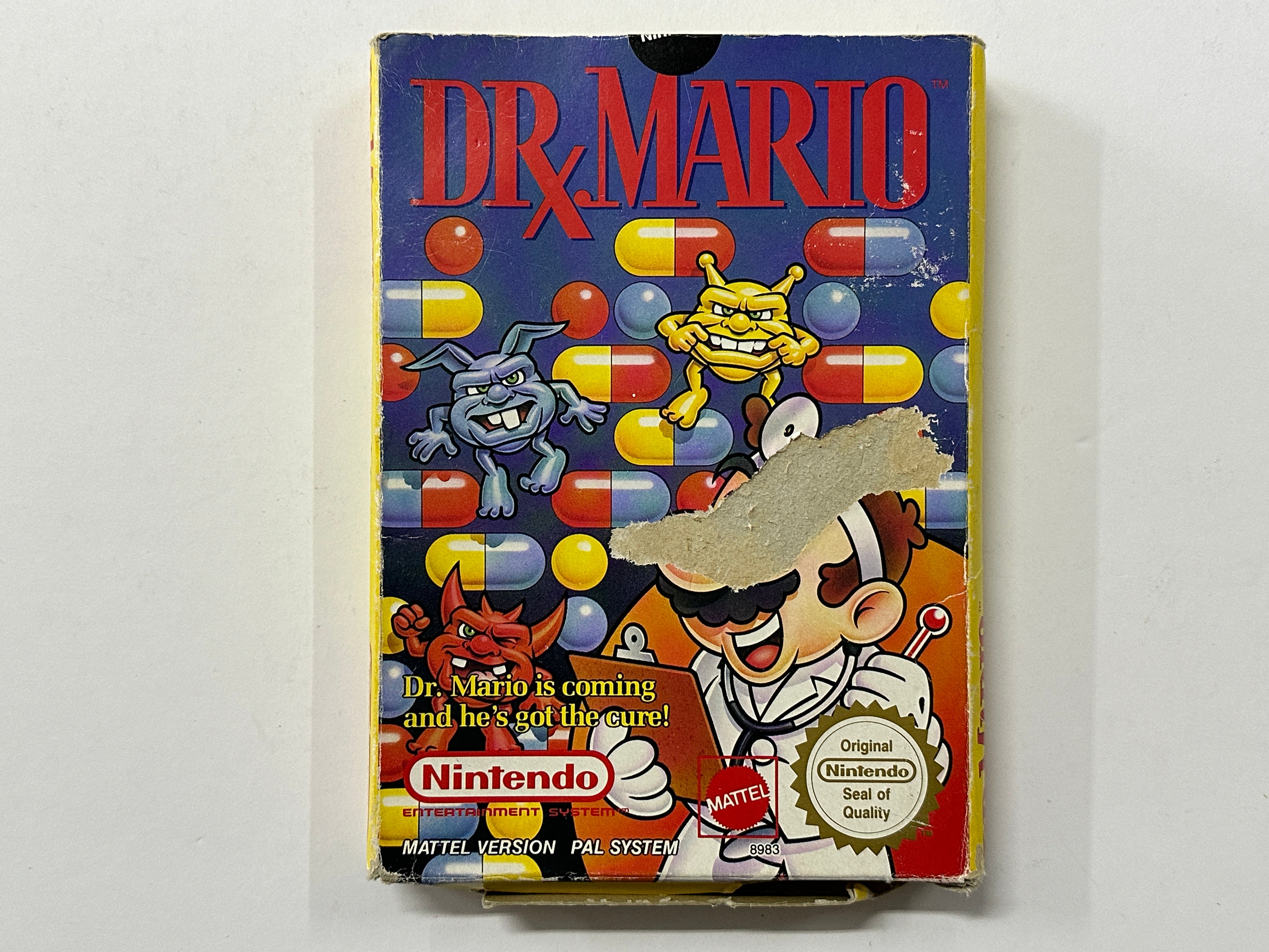 Original Dr. Mario Nintendo NES Game in Box - Classic 80s Video Game for Collectors & Retro Gaming Enthusiasts - Perfect for Nostalgic Play, Display & Gift Giving