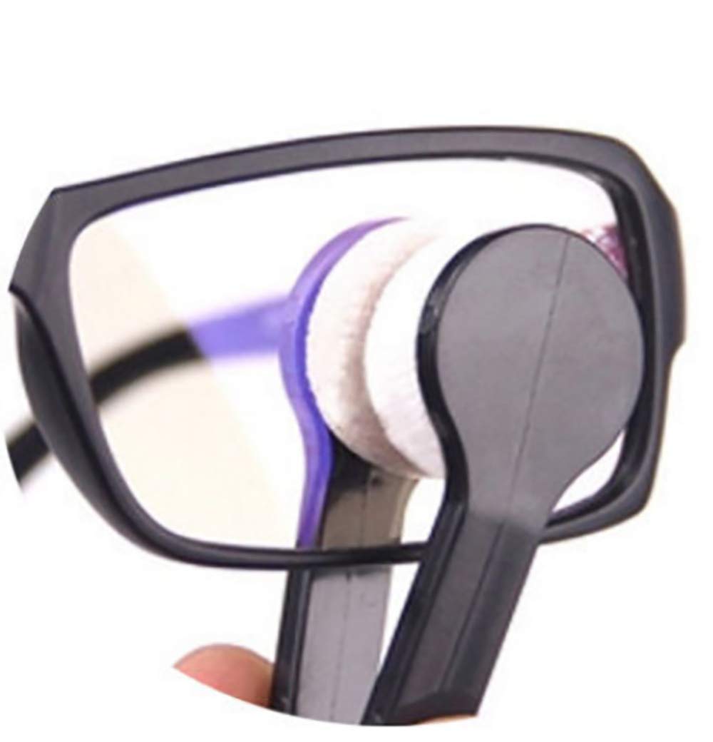 10PCS Mini Glasses Cleaning Brush - Soft Microfiber for Eyeglasses & Sunglasses - Perfect for Travel & Home Use