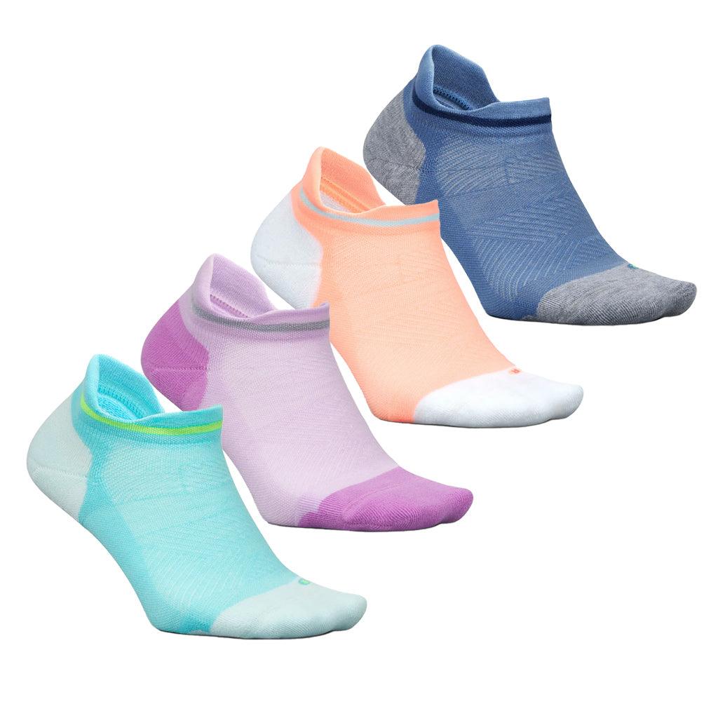 Elite Max Cushion No Show Tab Socks for Women & Men - Ultra Soft Breathable Invisible Liner Socks for Running, Sneakers & Casual Wear