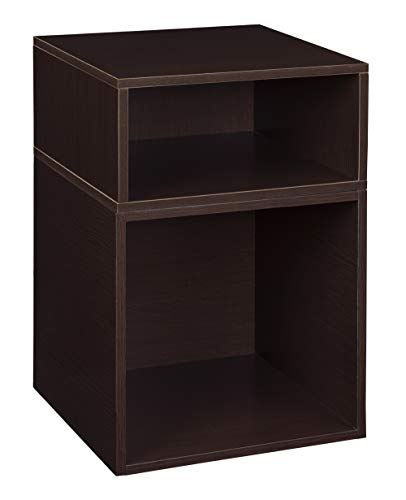 Premium Niche Cubo Deluxe Storage Set with Full & Half Size Cubes - 11-Piece Organizer in Truffle Brown | Perfect for Closet, Nursery & Home Organization